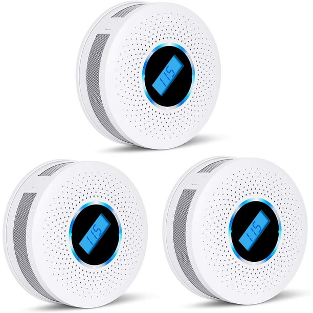 Smoke&Carbon Monoxide Detector Combo with Sound Warning and LCD