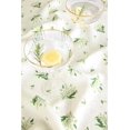 thumbnail image 3 of Solino Home Serviettes en Tissu Floral Lily Lot de 4-100 % Lin Pur Serviettes de Table 20 x 20 Pouces pour l'Été - Lavable en Machine - Lily of The Valley/imprimé Blanc Cassé, 3 of 6