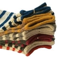 thumbnail image 3 of Lian Style Women's 6 Pairs Low Cut Cotton Socks Striped Size 6-8, 3 of 4