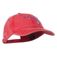 thumbnail image 5 of Hawaii State Map Embroidered Washed Cap - Red OSFM, 5 of 5