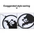thumbnail image 3 of Halloween Earrings for Women Halloween Hoop Earrings Ghost Hand Dark Gothic Acrylic Dangle Earrings Creepy Halloween Drop Earrings for Women Halloween, 3 of 4