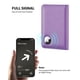 thumbnail image 3 of Funda para pasaporte Stouchi AirTag con bloqueo RFID, color morado, 3 of 7