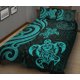 thumbnail image 2 of Juego de Cama Colcha Palau - Tortuga Tentáculo Turquesa, 2 of 5