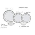 thumbnail image 4 of Lorren Home Trends Victoria Design Ensemble de Vaisselle, 24 Pcs, 4 of 4