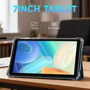 7 inch Tablet with Case Android 15, 8GB (3+5 Expandable) RAM, 32GB ROM, 5G & WiFi 6 cheap tablets, HD IPS Display, Dual Cameras tablets on sale clearance