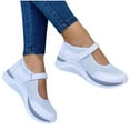 thumbnail image 4 of JINMGG Sneakers for Women Plus Clearance Spring Sneakers Women Casual Breathable Sport Shoes Casual Mesh Shoes White 40, 4 of 7