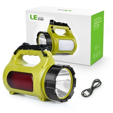 Lepro Rechargeable Camping Lantern Flashlight, 1000 Lumen 5 Modes Outdoor Searchlight with 3600mAh Power Bank, Portable Work Light for Hiking, Fishing, Power Cuts, Emergency and More