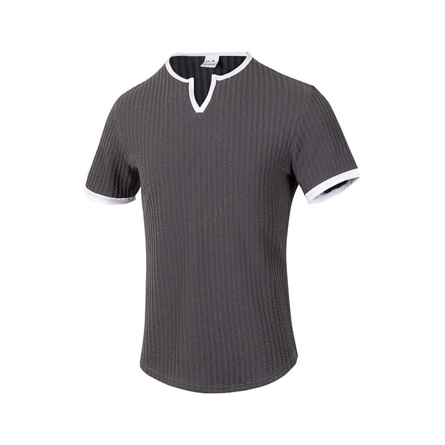 pstuiky camisetas para hombre, Blusas de manga corta con cuello en V y diseño de bloques de color versátiles para hombre camisetas de hombre xxxl