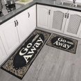 thumbnail image 3 of Halloween Kitchen Rug Set Of 2 Absobent Kitchen Mats for Floor,Happy Halloween Spooky Trick or Treat Kitchen Floor Mats for Bathroom,Room Outdoor (47x17+30x17 Inches), 3 of 7