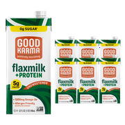 Good Karma Flax Milk - Protein - Vanilla - Case of 6 - 32 fl oz