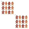 thumbnail image 1 of Bearachild 12 Uds. De adornos para árbol de Navidad de hombre de jengibre, decoración de PVC suave para Navidad, colgantes para festivales, Type1 NO1, 1 of 6