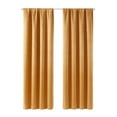 thumbnail image 4 of Mainstays Sheen Rod Pocket Blackout Window Curtains Panel Pair, 37" x 84", 4 of 6