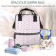 thumbnail image 5 of Easygdp Pink Paw para Bolsa de Bebé de Gran Capacidad con Múltiples Bolsillos, Bolsa de Pañales para Padres, Bolsa de Viaje Organizada y Elegante, 5 of 6