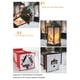 thumbnail image 2 of Lámpara portátil Lámpara de viento retro Patrón de impresión navideña Luz de noche para el hogar Decoración de escritorio navideña (Muñeco de nieve de bronce grande) Romacci Lámpara portátil, 2 of 7