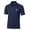 True Navy, variant on Trenz Shirt Company Bigfoot Golf Funny Embroidered Golf Polo American Flag Sleeve-Grey Concrete-Large