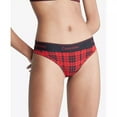 thumbnail image 3 of Calvin Klein Women's Modern Cotton Holiday Bikini Underwear, Red/Black XS, 3 of 4