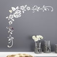 thumbnail image 1 of Fiudx Artículos en oferta con ofertas flash Pegatinas de pared acrílicas con forma de flor para hacer tú mismo, pegatinas decorativas modernas, 1 of 2