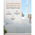 thumbnail image 2 of Juego de sábanas Good Sleep Bedding Split King de algodón egipcio, 2 of 7