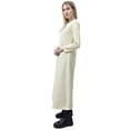 thumbnail image 4 of Robe Médiévale en Lin de Haute Qualité Base Viking Beige Femme Halloween Village Médiéval Femme Robe Maxi Rétro Renaissance, 4 of 5
