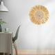 thumbnail image 3 of Espejo de Paja Tejido Grande, Espejo Colgante de Pared de 40cm, Espejo Colgante Natural, Decoración de Pared Tejida, Decoración de Pared Bohemia para Sin espejo Sunnimix espejo de pared, 3 of 8