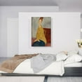 thumbnail image 2 of ARTCANVAS Jeanne Hebuterne with Yellow Sweater 1919 Canvas Art Print by Amedeo Modigliani - Size: 40" x 26" (0.75" Deep), 2 of 9