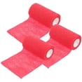 thumbnail image 1 of IFANLANDOR Red Elastic Non Woven Hockey Tape for Racket Grip Replacement and Absorbent Sports Use, 1 of 4