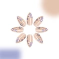 thumbnail image 4 of Clearance! Spring On Nails Almond Shape Nails with Small Flower Designs Floral Artificial Nails Medium Length Spring Summer Glue On Nails Flowers Stick On Nails for Nail Stickers,Pink, 4 of 5