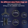 thumbnail image 6 of Silicone Penis Rings Set, KERERO 6 Different Penis Sizes Rings for Erection Enhancing, Long Lasting Stronger Men Sex Toy, Safe Adult Sex Toys & Games, 6 of 6