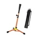 thumbnail image 4 of TEE de béisbol para niños, camiseta de bateo para béisbol, práctica, instalación fácil, soporte de práctica, trípode de entrenador para ejercicio, al Naranja, 4 of 8