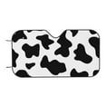 thumbnail image 6 of Lsque Milk Cow Car Windshield Sun Shade | Accordion Folding Style Auto Shade for Car Truck SUV Van | Blocks UV Rays Sun Visor Protector | Small, 6 of 7