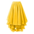 thumbnail image 5 of Easter Carnival Elegant Flowy Chiffon Tiered High Slit Belly Dance Performance Wrap Skirt For Carnival Shows And Stage, 5 of 5