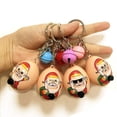 thumbnail image 3 of Up to 65% Off Santa Claus Expression Eggs Keychains Change Face Guessing Christmas Pendant Necklace Rings Earring Jewelry on Clearance, 3 of 9