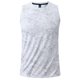 thumbnail image 1 of Camiseta sin mangas deportiva de cuello redondo para hombre, de color liso, sin mangas, estampada, de entrenamiento, de poliéster, 1 of 4