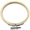 thumbnail image 1 of Cross Stitch Embroidery Hoop Ring Ring; Bamboo Circle Frame; Round Wood Bamboo Circle Frame DIY Craft Sewing Tool 26 cm, 1 of 6