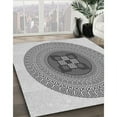 thumbnail image 3 of Ahgly Company Machine Washable Indoor Rectangle Transitional Platinum Gray Area Rugs, 4' x 6', 3 of 7