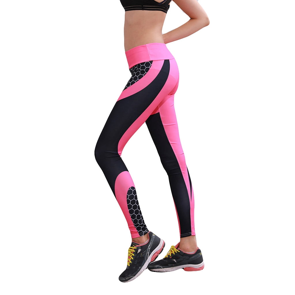 Honeycomb Leggings Pink