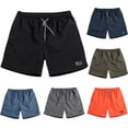 thumbnail image 2 of Men's Summer Breeches Shorts Cotton Casual Bermudas Men Black Boardshorts Classic Brand Clothing Beach Shorts Male, 2 of 6