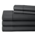 thumbnail image 3 of 1000 Thread Count 100% Egyptian Cotton 5-PC Set 18" EXTRA Deep Pockets Split Queen, Dark Grey, 3 of 8