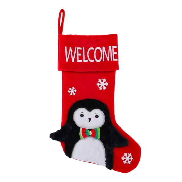 Bas de Noël Bas de Noël Bébé Garçon et Fille 1er Premier Noël Bas Décorations Blanches