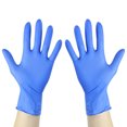 thumbnail image 1 of Amdohai 100pack Blue Nitrile Medical Eaxm Gloves for Healthcare Food Cooking Cleaning, 1 of 9