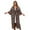 W1414-P-1062-21-Brown, variant on Edolynsa Women's Kimono Cover Up Open Front Loose Fit Maxi Cardigan Stripes Bathing Suit Coverups Vacation Outfits