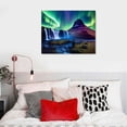 thumbnail image 4 of ARISTURING Aurora Canvas Wall Art for Living Room Mountain Framed Canvas Prints Landscape Pictures Painting Artwork Modern Office Home Decor for Bathroom Bedroom Dining, 4 of 4