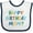 White and Navy, variant on Inktastic Happy Birthday Mom Boys or Girls Baby Bib