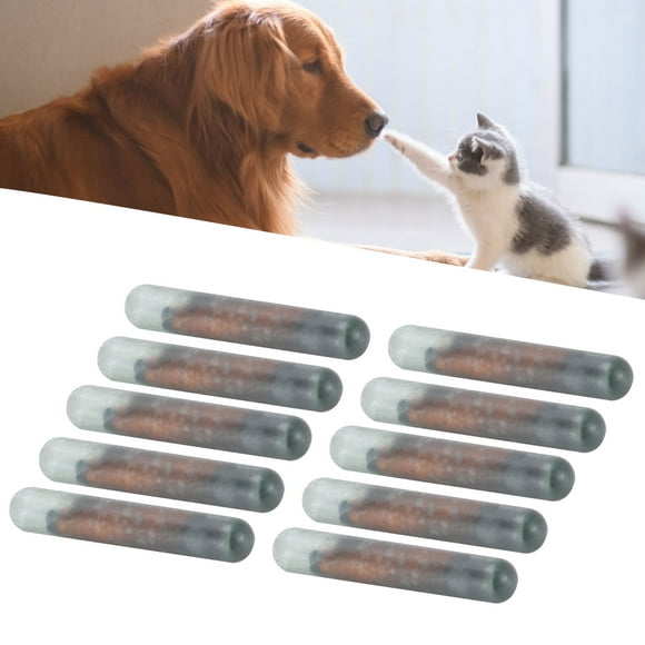 Etiqueta Para Gato, Microchip Para Mascotas Con Etiqueta Animal De 1,4 Mm, 10 Piezas Para El Manejo De Animales Para La Cría De Especies