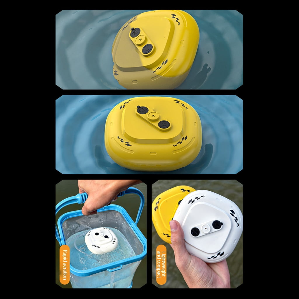 Quiet Portable Fish Tanks Aerator Floating Fish Tanks Air Pumps Fishing Oxygen Pumps For Small Ponding And Aquariums