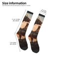 thumbnail image 2 of Naloa Sky Sunset Bronze Dragon Thigh High Socks Extra Long Stretchy Sock Women Over Knee High Opaque Stocking Daily Wear, 2 of 6