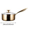 thumbnail image 2 of MKHSQHDG Clearance Sale Pure Saucepan with Lid No Coating Non Stick Multipurpose Pan for Cooking Even Heat Distribution & Heating Compatible with Induction Ceramic Deal of The Day, 2 of 3