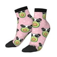 thumbnail image 2 of Bingfone Panda Avocado Design Patterned Men'S Women'S Casual Cotton Socks, 2 of 9