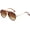 Leopard/Gradient Brown, variant on Aviator Sunglasses for Women Men 2026 Retro Metal Sun Glasses 70s Big Square Aviators Shades