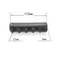 thumbnail image 2 of 2 Pcs Rubber Handles,Fingerprints Round Tubes Black Replacement Universal Handles, 2 of 8